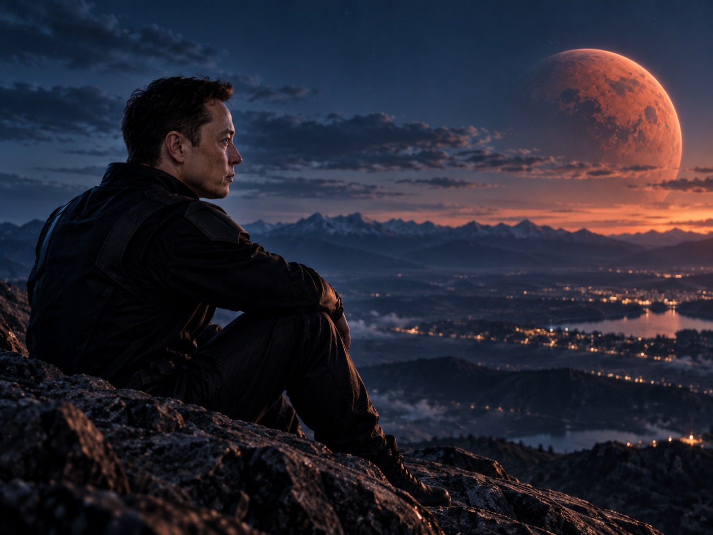 X studying Mars from Earth